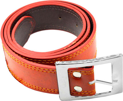 

Faynci Men Casual Brown Synthetic Belt