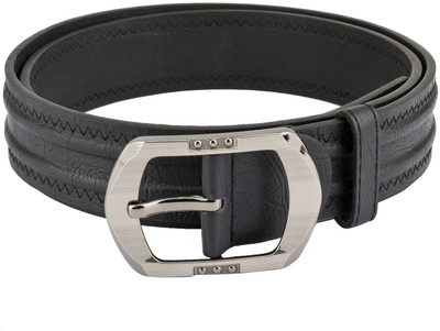 

Hob London Fashion Men Black Texas Leatherite Belt