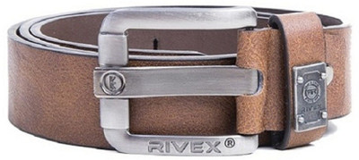 

Rivex Men Casual Brown Artificial Leather Belt
