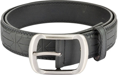 

Hob London Fashion Men Black Texas Leatherite Belt