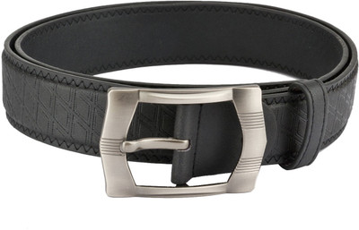 

Hob London Fashion Men Black Texas Leatherite Belt