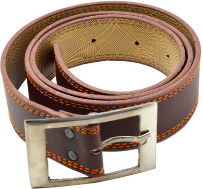 

Faynci Men Casual Brown Synthetic Belt