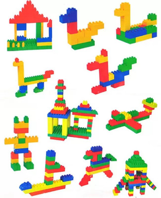 

Kanchan Toys Block Building Construction Toys For Kids(Multicolor)
