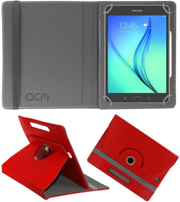ACM Book Cover for Samsung Galaxy Tab A 8 Inch Rotating Case(Red, Pack of: 1)