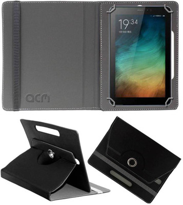 ACM Book Cover for Micromax Canvas Tab P701 Plus 7 inch(Black, Cases with Holder)
