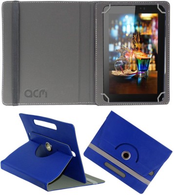 ACM Book Cover for Micromax Canvas Tab P701 7 inch Rotating Case(Blue, Pack of: 1)