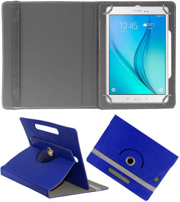 ACM Book Cover for Samsung Galaxy Tab A T355 360 Degree Rotating Cover(Blue, Pack of: 1)