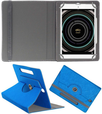 ACM Book Cover for Swipe Mtv Slate Tab Designer Rotating Case(Blue, Pack of: 1)