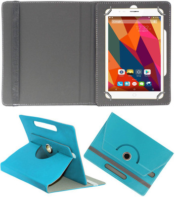 ACM Book Cover for Swipe Ace Strike 4g Rotating Case(Blue, Pack of: 1)
