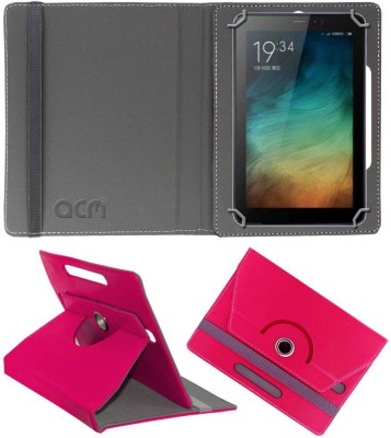 ACM Flip Cover for Micromax Canvas Tab P701 Plus 7 inch(Pink, Cases with Holder, Pack of: 1)