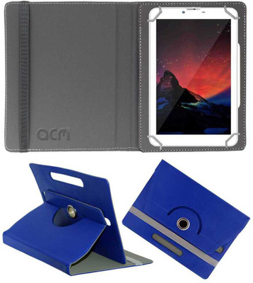ACM Flip Cover for Swipe W74 Eco Rotating Case(Blue, Cases with Holder, Pack of: 1)