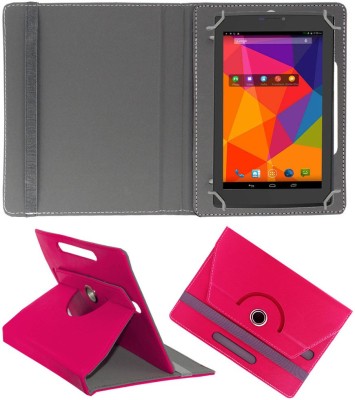 ACM Flip Cover for Micromax Canvas Tab P480(Pink, Cases with Holder, Pack of: 1)