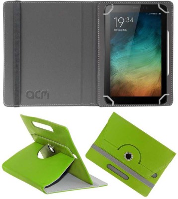 ACM Flip Cover for Micromax Canvas Tab P701 Plus 7 inch Rotating Case(Green, Cases with Holder, Pack of: 1)