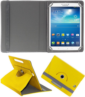 ACM Flip Cover for Samsung Galaxy Tab 3 T311(Yellow, Cases with Holder)