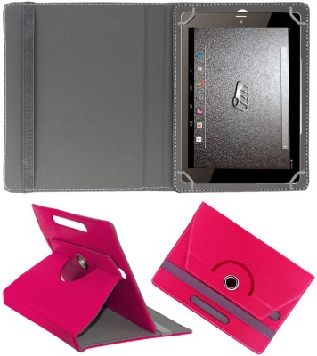 ACM Flip Cover for Micromax Canvas Tab P666 8 inch(Pink, Cases with Holder, Pack of: 1)