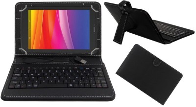 ACM Keyboard Case for Micromax Canvas Tab P702 7 inch Tab Keyboard Cover(Black, Pack of: 1)