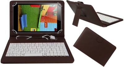 ACM Keyboard Case for Lenovo Phab Plus Tab Keyboard Cover(Brown, Pack of: 1)