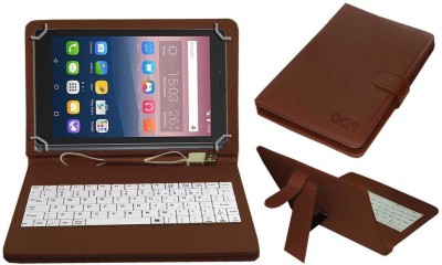 ACM Keyboard Case for Alcatel Pixi 4 7 Tab Keyboard Cover(Brown, Cases with Holder, Pack of: 1)