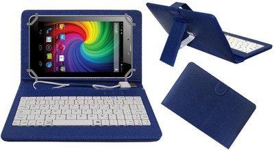 ACM Keyboard Case for Micromax Funbook Mini P410i(Blue)