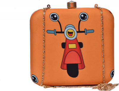 

sugarcrush Casual, Party Orange Clutch