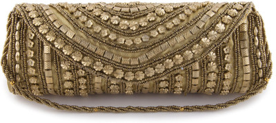 

Funkia Formal, Party Gold Clutch