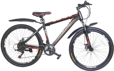 

Lumala Blade 104 Bike For Adults Black&Red 26 T Mountain Cycle(21 Gear, Multicolor)