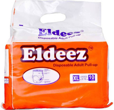 

ELDEEZ PLUS DISPOSABLE PULL-UP Adult Diapers - XL(10 Pieces)