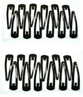 

Sk creations Hair Clips Tic Tac Clip(Black)