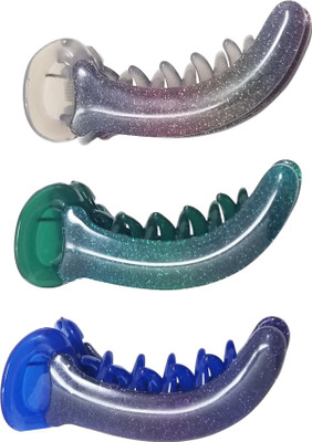 

Evolution XS Banana Clips Super Shiny Blue Galaxy Shades Pack of 3 Banana Clip(Multicolor)
