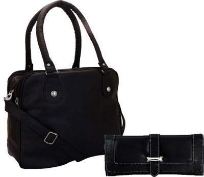 

Lady bar Shoulder Bag(Black)