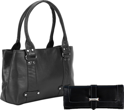 

Lady bar Shoulder Bag(Black)