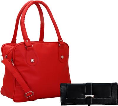 

Lady bar Shoulder Bag(Red)