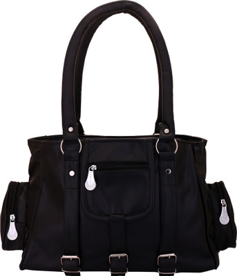 

Lady bar Hand-held Bag(Black)