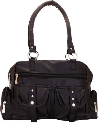 

Lady bar Hand-held Bag(Black)
