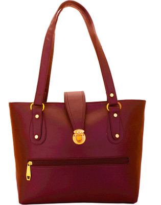 

Lady bar Hand-held Bag(Maroon)