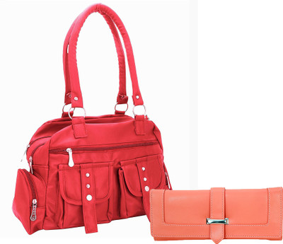 

Lady bar Shoulder Bag(Pink)