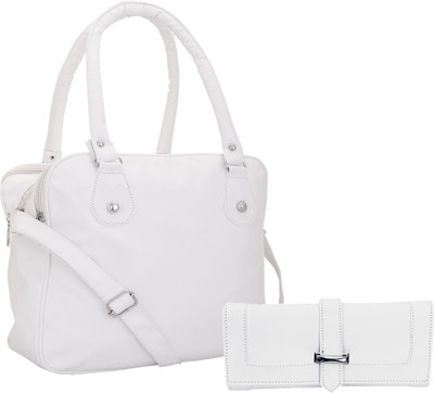 Lady bar Shoulder Bag(White)