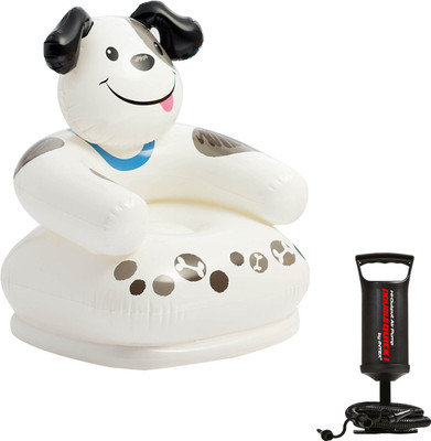 

Megaemart White Animal Chair and Air Pump[combo] Inflatable Sofa/ Chair(Multicolor)