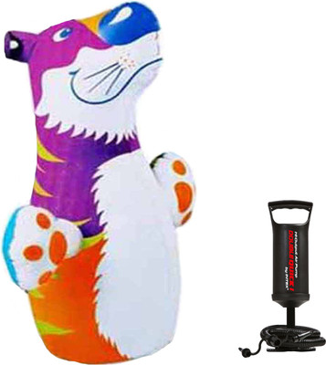 

MEGAEMART Hit Me TIGER and Air Pump [combo] Inflatable Bouncer(Multicolor)