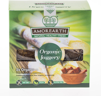 

AMOREARTH - NATURAL. HEALTHY. FRESH. Two Brothers Organic Farms Jaggery Jaggery(900)