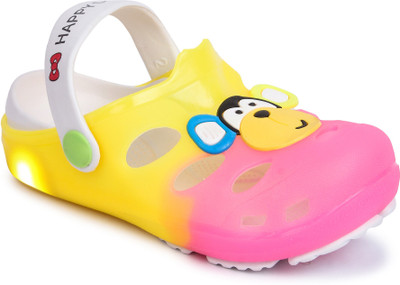 

Feet Essentials Boys & Girls Slip-on Clogs(Pink, Pink;yellow