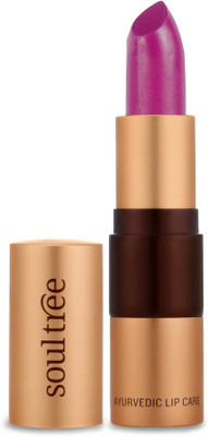 

SoulTree Ayurvedic Lipstick - 513 Glowing Violet Colour(Glowing Violet, 4.5 g)