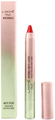 

Lakme 9 to 5 Naturale Matte Sticks Lipstick(Scarlet Lane)