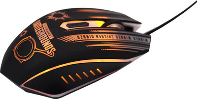 

ZELP 6D Third Gear Speed Colorful Growing Gaming Mouse Wired Optical Gaming Mouse(USB 3.0, Black)