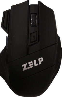 

ZELP 7D Optical Gaming Mouse With Green Lasar Light Wired Optical Gaming Mouse(USB 3.0, Black)