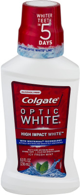 

Colgate Optic White Mouthwash - Sparkling Freshmint(236)