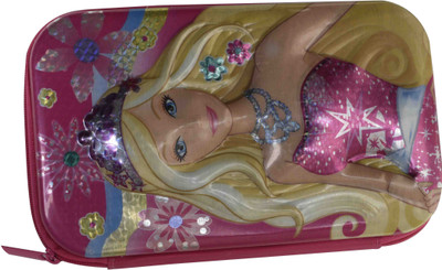 

13-HI-13 zip pouch cartoon Art Polyester Pencil Box(Set of 1, Multicolor)