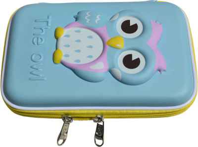 

13-HI-13 zip pouch cartoon Art Polyester Pencil Box(Set of 1, Multicolor)