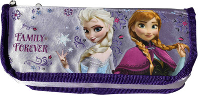 

13-HI-13 zip pouch cartoon Art Polyester Pencil Box(Set of 1, Multicolor)