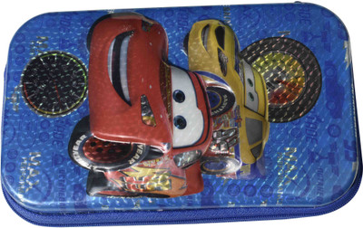 

13-HI-13 zip pouch cartoon Art Polyester Pencil Box(Set of 1, Multicolor)